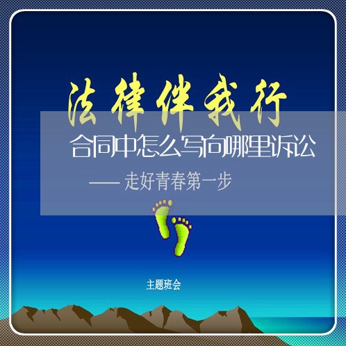 合同中怎么写向哪里诉讼/2023041386159