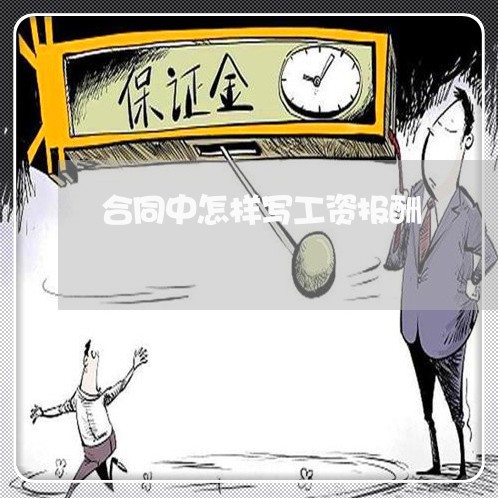 合同中怎样写工资报酬/2023022624938