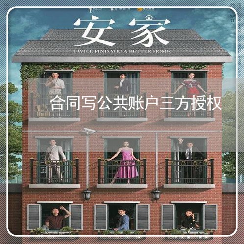 合同写公共账户三方授权/2023041428201