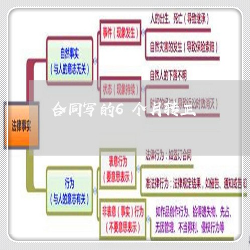 合同写的6个月转正/2023041675026