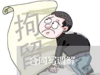 合同写调解