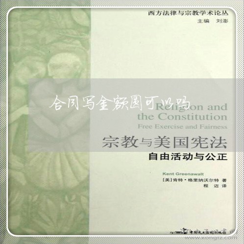 合同写金额圆可以吗/2023022650815