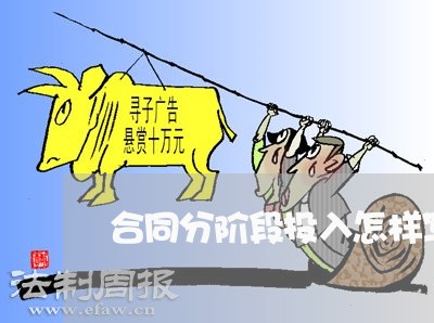 合同分阶段投入怎样写报告/2023060138370 合同分阶段投入怎样写报告/2023060138370