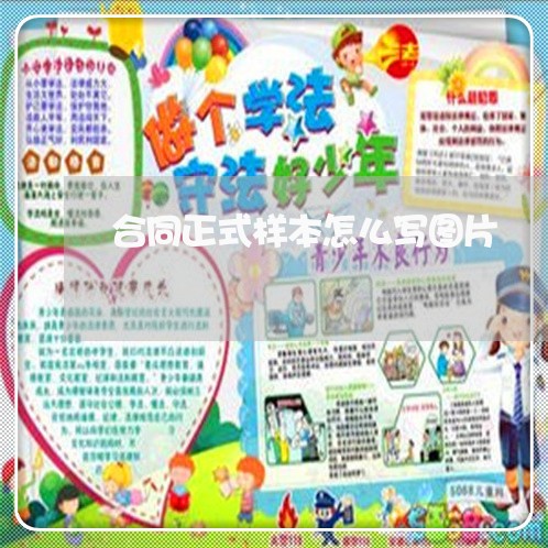 合同正式样本怎么写图片/2023041563171