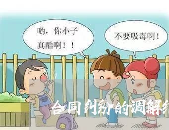合同纠纷的调解结果怎么写/2023041438261