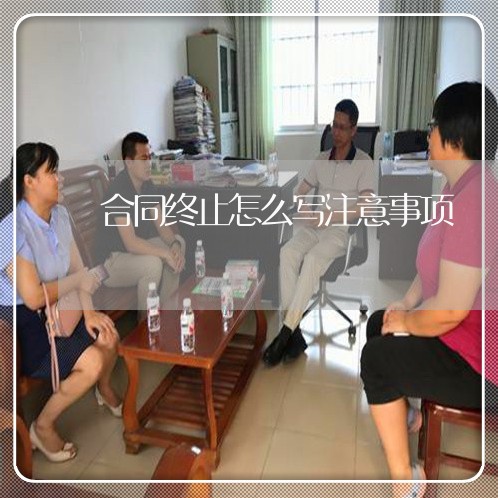 合同终止怎么写注意事项/2023022687271 合同终止怎么写注意事项/2023022687271