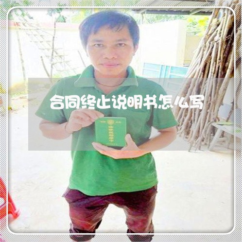 合同终止说明书怎么写/2023022650604 合同终止说明书怎么写/2023022650604