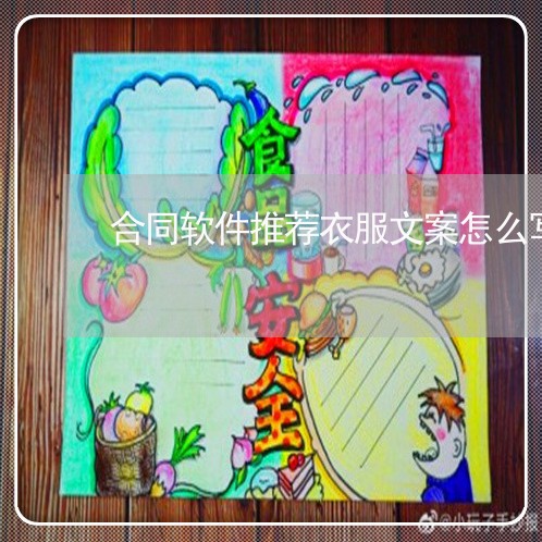 合同软件推荐衣服文案怎么写/2023022796289 合同软件推荐衣服文案怎么写/2023022796289
