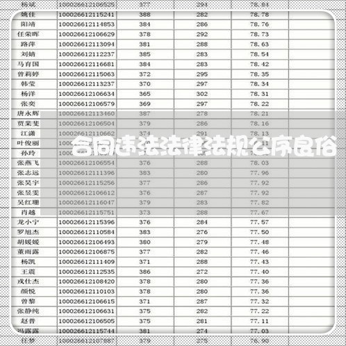 合同违法法律法规公序良俗