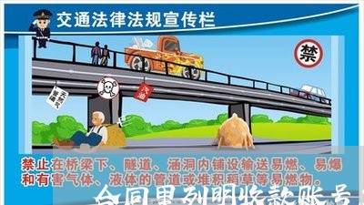 合同里列明收款账号怎么写/2023022679470