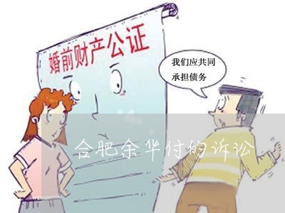 合肥余华付的诉讼 合肥余华付的诉讼