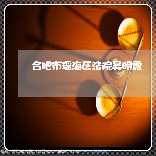 合肥市瑶海区法院吴明霞 合肥市瑶海区法院吴明霞