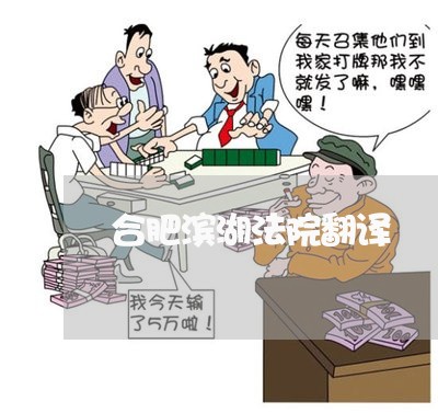 合肥滨湖法院翻译