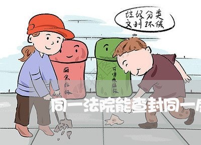 同一法院能查封同一房产马