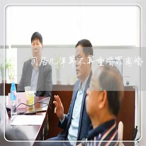 同居几年算不算重婚罪离婚/2023060916037