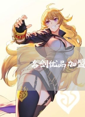名创优品加盟合同怎么写/2023022604059
