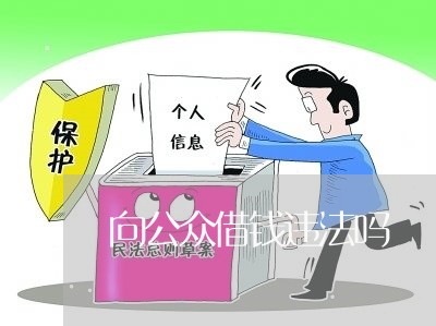 向公众借钱违法吗