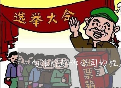 向法院起诉公司的程序