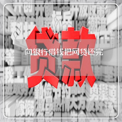 向银行借钱把网贷还完/2023120856361