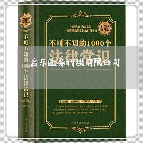 启东法务代理有限公司 启东法务代理有限公司
