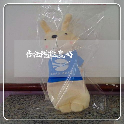 告法院能赢吗 告法院能赢吗
