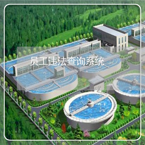 员工违法查询系统