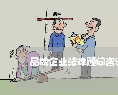 品牌企业法律顾问咨询服务 品牌企业法律顾问咨询服务