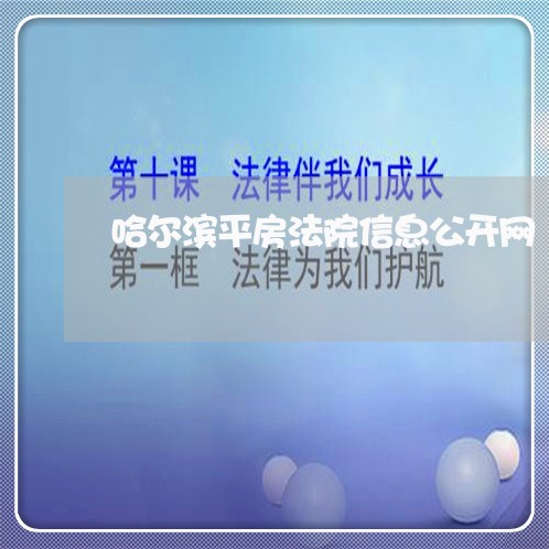 哈尔滨平房法院信息公开网 哈尔滨平房法院信息公开网