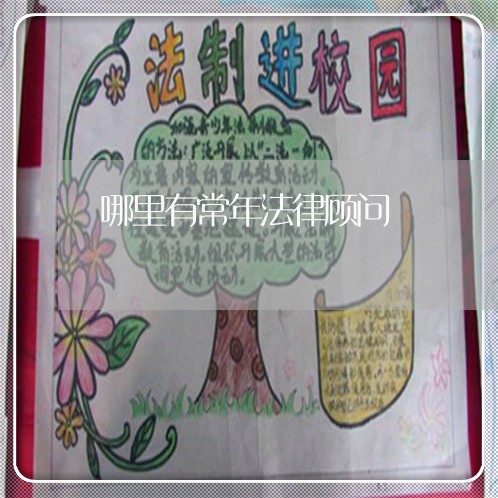 哪里有常年法律顾问/2023061820270