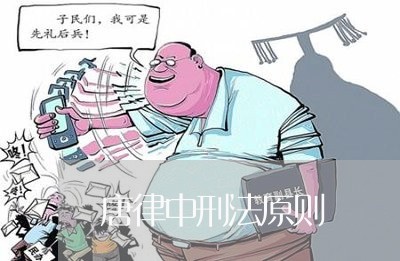 唐律中刑法原则 唐律中刑法原则