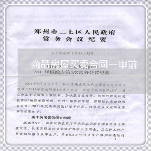 商品房屋买卖合同一审前/2023041360492 商品房屋买卖合同一审前/2023041360492