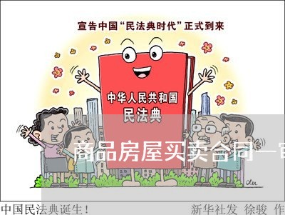 商品房屋买卖合同一审前/2023041393716 商品房屋买卖合同一审前/2023041393716