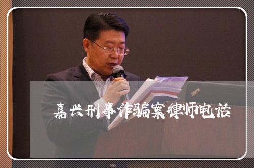 嘉兴刑事诈骗案律师电话/2023042515148