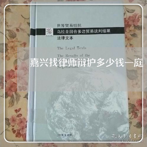 嘉兴找律师辩护多少钱一庭/2023060990781