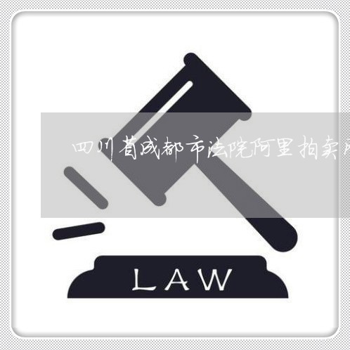 四川省成都市法院阿里拍卖网