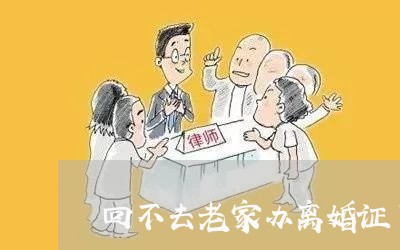 回不去老家办离婚证了怎么办/2023061240581