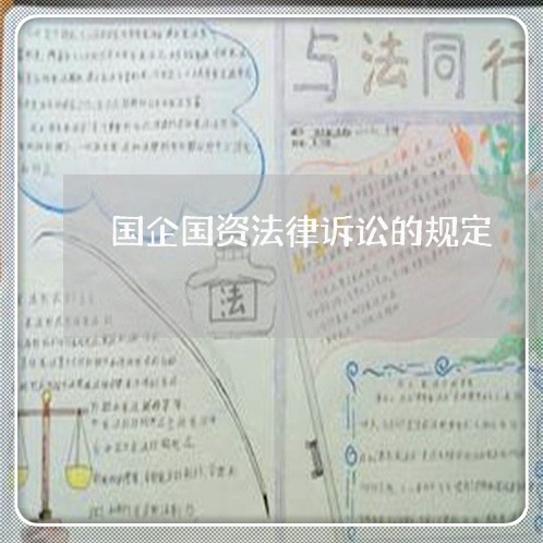 国企国资法律诉讼的规定 国企国资法律诉讼的规定