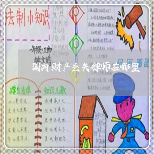 国内财产丢失律师在哪里