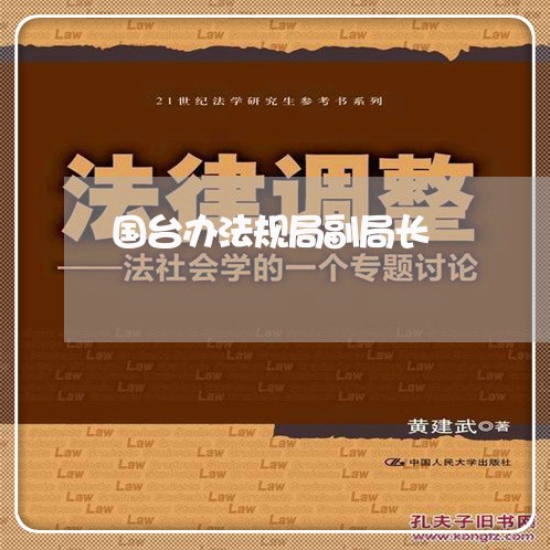 国台办法规局副局长