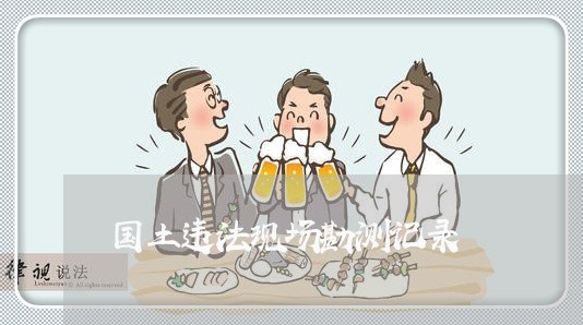 国土违法现场勘测记录 国土违法现场勘测记录