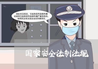 国家安全法制法规