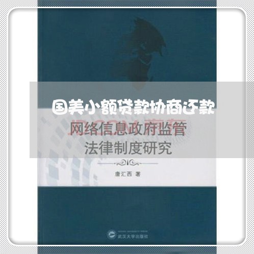 国美小额贷款协商还款/2023110885016