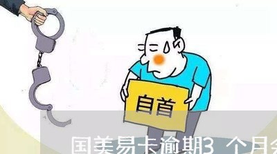 国美易卡逾期3个月会怎样