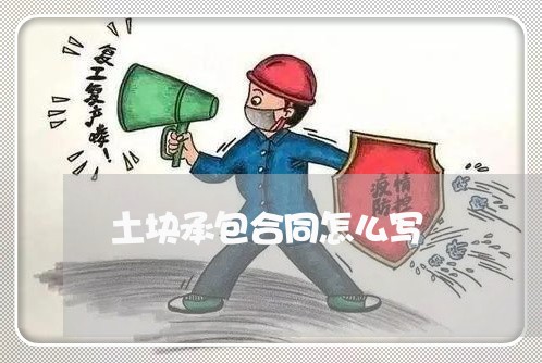 土块承包合同怎么写/2023041292835