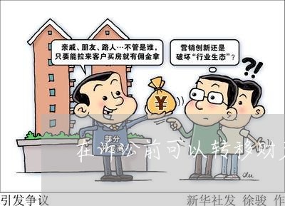 在诉讼前可以转移财产