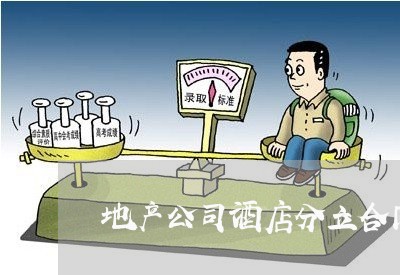 地产公司酒店分立合同怎么写/2023011753725