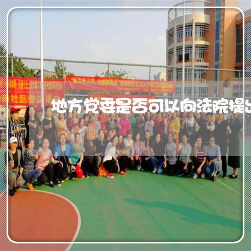 地方党委是否可以向法院提出建议 地方党委是否可以向法院提出建议