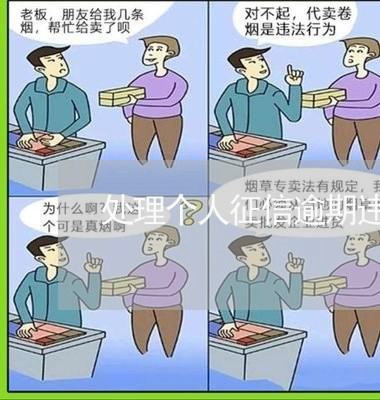 处理个人征信逾期违法吗