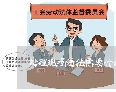 处理现场违法需要什么手续 处理现场违法需要什么手续