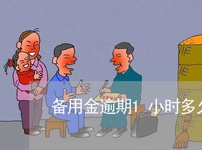 备用金逾期1小时多久恢复使用 备用金逾期1小时多久恢复使用